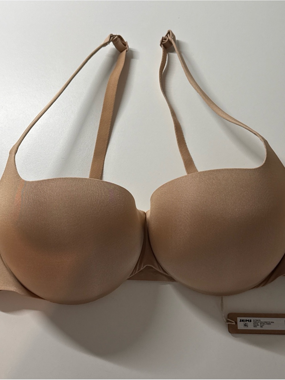 Skims Women's Seamless Push-Up Balconette Bra Clay 36C NWT